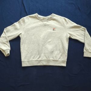 FILA grey crew neck sweatshirt